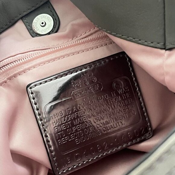 Coach Madison Maggie Bag In Embossed Crocodile Leather in Grey - Picture 5 of 6